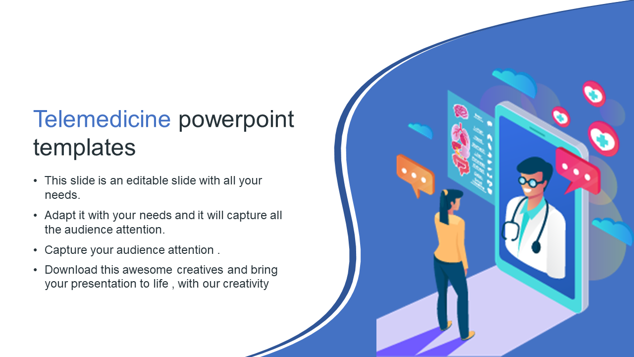 Awesome telemedicine PowerPoint templates 